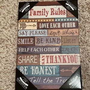 Wall Decor (Family Rules)